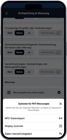 Transfer measurement values smartly and quickly
